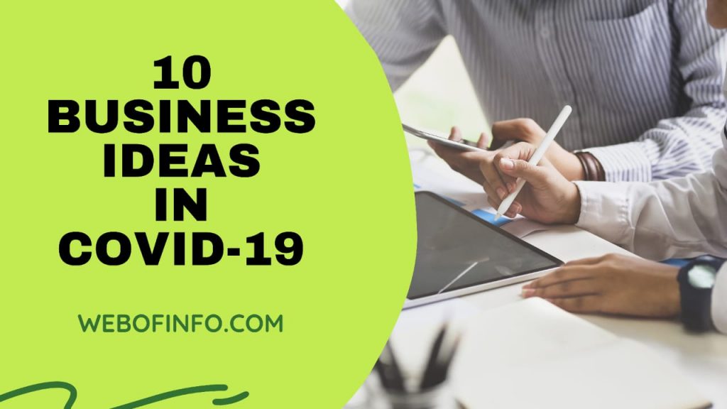 10 business ideas in covid-19