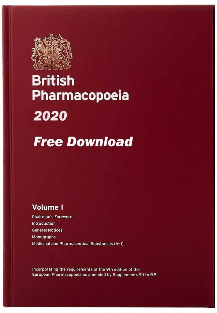 British Pharmacopoeia 2020 Free PDF