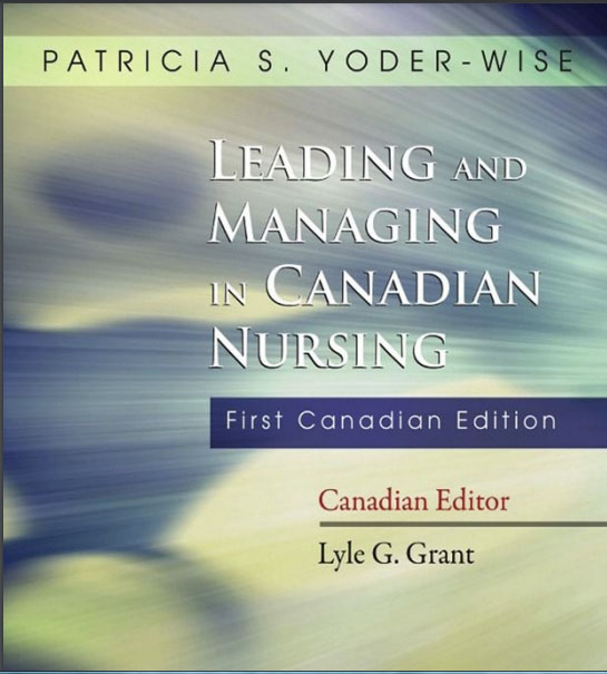 Leading and Managing in Canadian Nursing