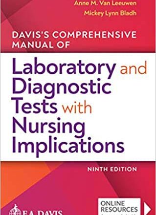Davis’s Comprehensive Manual of Laboratory and Diagnostic Tests (9th Ed) Free Pdf Download