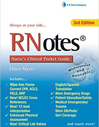 RN Notes: Nurse’s Clinical Pocket Guide (3rd Ed.) PDF Free Download