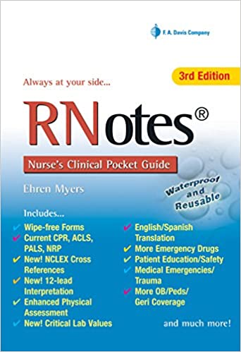 RN Notes: Nurse’s Clinical Pocket Guide (3rd Ed.) PDF Free Download